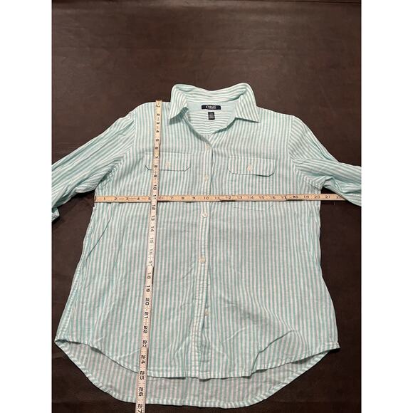 Lauren Ralph Lauren Women's Striped Long Sleeve Large - Picture 1 of 4